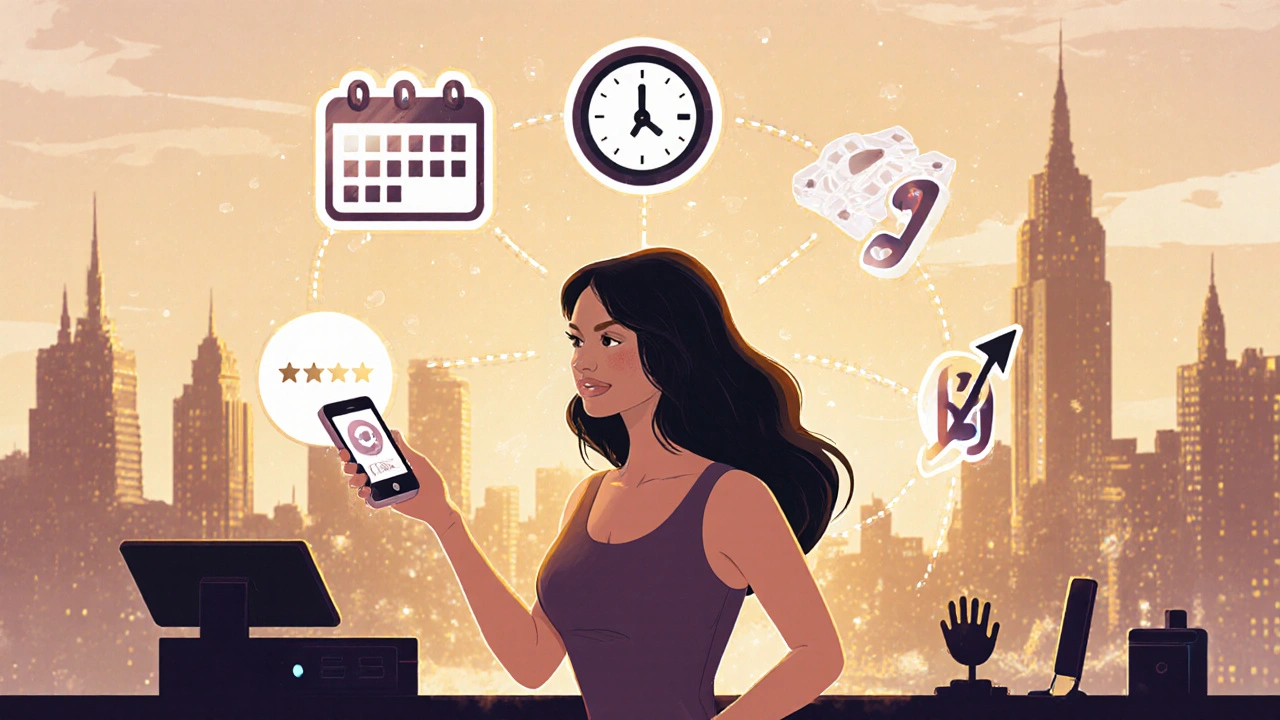 Жінка як центр салону: з неї виходять зв&#039;язки з графіком, готівкою, дзвінками, відгуками та зростанням.