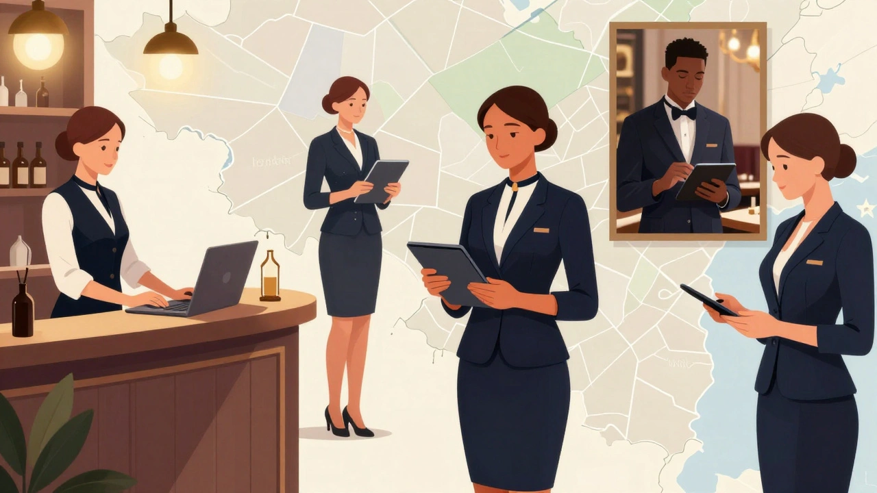 Хостес працюють у різних закладах Києва: готель, ресторан, нічний клуб.