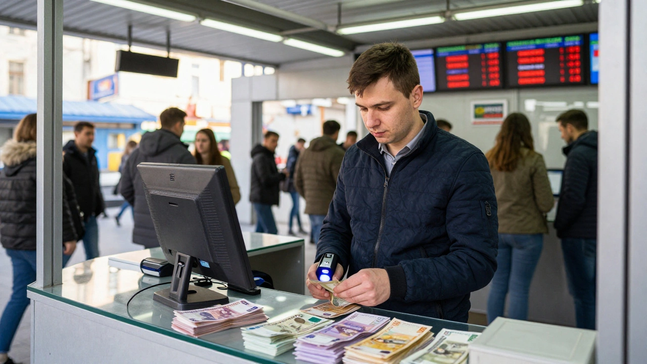 Робота касиром у обміні валют у Києві: зарплати, умови, досвід і поради